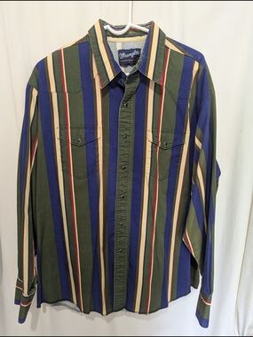 90s Wrangler Black Pearl Snap Shirt
